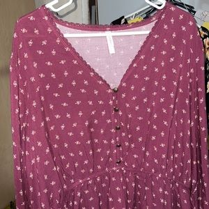 Plus size prairie style frock